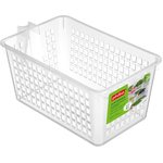 Корзинка универсальная с ручкой 280х160х120 мм Бесцветный 434216801