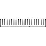 122259, Heat Sinks 16639 Extrusion Profile Cut to 12 Inches, 12x7.9x1.31 Inch ...