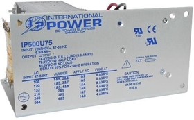 IP500U75, Linear Power Supplies 75C6.6A UNREG PWR SU Made in the USA