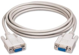 BB-232NM9FF3, D-Sub Cables RS-232 Serial Null Modem Cable, DB9F/DB9F, 0.9 m (3 ft)
