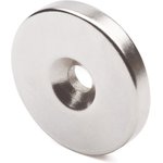 Неодимовый магнит диск Forceberg 30х5 мм с зенковкой 5/10, 2 шт