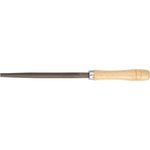42501, Напильник, деревянная ручка, трехгранный 150 мм