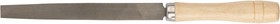 Фото 1/2 42502, Напильник, деревянная ручка, плоский 150 мм