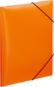 Фото 1/4 Папка на резинках Attache Neon А4 плотность 500мкм, оранжевый