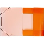 Папка на резинках Attache Neon А4 плотность 500мкм, оранжевый