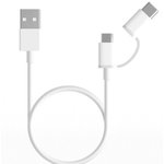 Xiaomi Mi 2-in-1 USB Cable Micro USB to Type C (100cm) [SJV4082TY] Кабель
