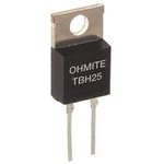 TBH25P10R0JE, Res Thick Film 10 Ohm 5% 25W ±200ppm/°C Molded TO-220 RDL ...
