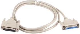 30-9506MF, D-Sub Cables SERIAL&PARALLEL EXT. 6 FT. DB25(M) (F)