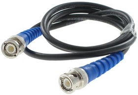 73-6351-3, RF Cable Assemblies RG-58AU 50 OHM PLUGS BLUE BOOT 3FT
