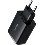 Сетевое зарядное устройство Baseus Compact 17W EU Black (CCXJ020101)