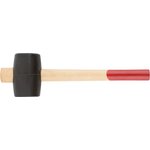 45345, Киянка резиновая, деревянная ручка 45 мм ( 230 гр )