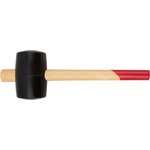 45365, Киянка резиновая, деревянная ручка 65 мм ( 600 гр )