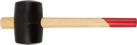Фото 1/2 45365, Киянка резиновая, деревянная ручка 65 мм ( 600 гр )