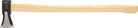 Фото 1/2 46148, Топор-колун "ушастый" кованый, деревянная отполированная ручка 2000 гр.