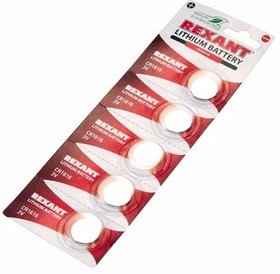 Фото 1/4 30-1104, Литиевые батарейки CR1616 3 V 50 mAh