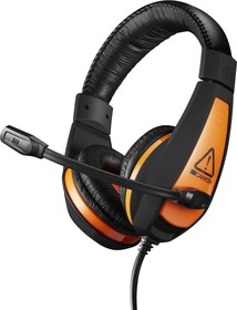 Фото 1/4 Гарнитура CANYON Gaming headset 3.5mm jack with adjustable microphone and volume control, with 2in1 3.5mm adapter, cable 2M, Black, 0.23kg