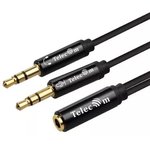 Адаптер-переходник Telecom Jack 3.5 mm F/2 x Jack 3.5 mm M (TAV205M-0.2M) ...