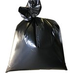 Мешки для мусора ПВД 120л 55мкм 10шт/уп черные 70x110см Luscan