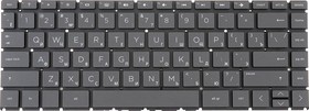 Фото 1/2 Клавиатура для ноутбука HP Pavilion X360, 14-CD черная без рамки с подсветкой