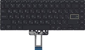 Фото 1/2 Клавиатура для ноутбука Asus K413JA черная с подсветкой