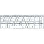 Клавиатура для ноутбука HP 15-BW 250 G6 белая без рамки