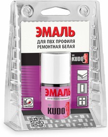 KU-7K6101 Эмаль для ПВХ профиля KUDO с кисточкой 15 мл