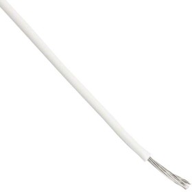 Фото 1/2 82A0111-16-9, Многожильные кабели 16AWG 259x40 WH PRICE PER FT/ High Performance Cable 1Conductors 16AWG Tin Plated Copper White 600VAC