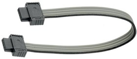 839024, Cable Assembly PVC 0.3m 26AWG 8POS Socket to 8POS Socket F-F IDT-IDT, Кабель, 8 штырьков, 2 разъема, прямой