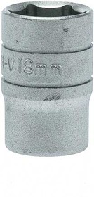 Фото 1/2 M1205186-C, 1/2 in Drive 18mm Standard Socket, 6 point, 38 mm Overall Length