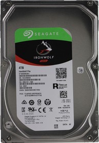 Фото 1/7 Жесткий диск Seagate IronWolf Pro ST4000NE001 4TB, 3.5'', 7200 RPM, SATA