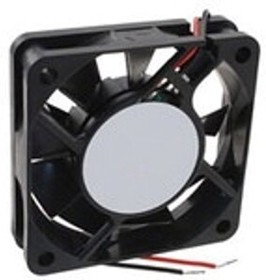 06015KA-24L-AA-00, DC Fans DC Axial Fan, 60x60x15mm, 24VDC, 14.1CFM, Rib Mount, Lead Wires