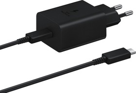 Фото 1/9 Сетевое зарядное устройство Samsung EP-T4510, USB type-C, 45Вт, 3A, черный [ep-t4510xbegww]