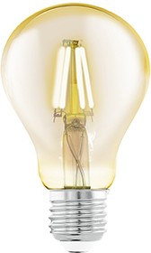Eglo 11555 Cветодиодная лампа филаментная A75, 4W (E27), L135, 2200K, 330lm, янтарь