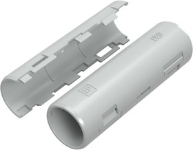 Фото 1/4 Муфта разборная d20 мм атмосферостойкая серая (70шт/840шт уп/кор) Промрукав