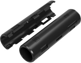 Муфта разборная d16 мм атмосферостойкая чёрная (100шт/1200шт уп/кор) Промрукав