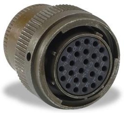 KPSE02E-22-55S, Conn Circular SKT 55 POS Crimp ST Box Mount 55 Terminal 1 Port