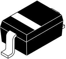 Фото 1/2 NSVBAT54HT1G, 30V 800mV@100mA 200mA SOD-323 Schottky Barrier Diodes (SBD)