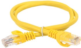 PC05-C6U-2M, Патч-корд категории 6 UTP PVC 2м желтый