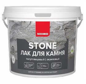 Фото 1/2 Неомид stone (1 л) - лак по камню, водорастворимый Н -STONE-1