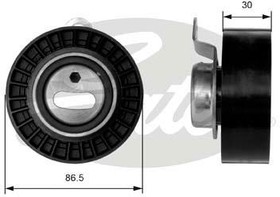 T41008, Ролик натяжной приводного ремня FORD ESCORT CLASSIC 98-00, ESCORT V 92-92, ESCORT VI 92-95, ESCORT VII 95-00, FIESTA III 92-95, MOND