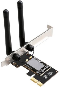 Фото 1/10 Адаптер беспроводной связи (Wi-Fi) D-Link DWA-548/10/C1A Беспроводной PCI Express адаптер N300 {10}