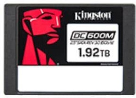 Фото 1/10 Твердотельный накопитель Kingston SSD DC600M, 1920GB, 2.5" 7mm, SATA3, 3D TLC, R/W 560/530MB/s, IOPs 94 000/78 000, TBW 3504, DWPD 1 (5 лет)