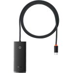 USB-хаб Baseus Lite Series Black (WKQX030401)