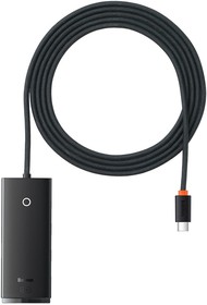 USB-хаб Baseus Lite Series Black (WKQX030501)
