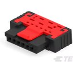 464244-E, 6 Position Rectangular Receptacle Connector IDC 22 AWG, Connector