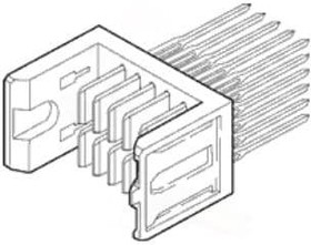 89099-112LF, Conn Hard Metric HDR 10Power POS 2mm Press Fit ST Thru-Hole Tube