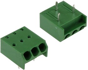 Фото 1/2 1-2834019-3, Fixed Terminal Blocks 3POS 3.5MM THTS CONN