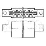 583859-1, Standard Card Edge Connectors TWN LF CONN 28 POS