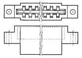 583859-9, Standard Card Edge Connectors TWN LF CONN 10 POS