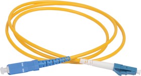 Патч-корд оптический коммутационный переходной для одномодового кабеля (SM); 9/125 (OS2); LC/UPC-SC/UPC (Simplex) (дл.5м) ITK FPC09-LCU-SCU-